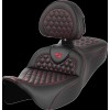 Κάθισμα RoadSofa - Honeycomb - κόκκινη ραφή - με πλάτη SADDLEMEN 808-07B-189B4