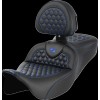 Κάθισμα RoadSofa - Honeycomb - μπλε ραφή - με πλάτη SADDLEMEN 808-07B-189B1