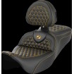 Κάθισμα RoadSofa - Honeycomb - χρυσή ραφή - με πλάτη SADDLEMEN 808-07B-189B7 thumb