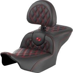 Κάθισμα RoadSofa - με πλάτη - Lattice Stitch - κόκκινη ραφή SADDLEMEN 823-07-182B4 Κάθισμα RoadSofa - με πλάτη - Lattice Stitch - κόκκινη ραφή SADDLEMEN 823-07-182B4