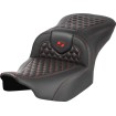 Σέλα RoadSofa - χωρίς πλάτη - honeycomb - κόκκινη ραφή SADDLEMEN 823-07-18904 thumb