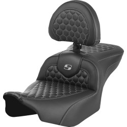Κάθισμα RoadSofa - με πλάτη - Honeycomb - γκρι ραφή SADDLEMEN 823-07-189B2 Κάθισμα RoadSofa - με πλάτη - Honeycomb - γκρι ραφή SADDLEMEN 823-07-189B2