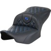 Σέλα RoadSofa - χωρίς πλάτη - ανθρακί - μπλε ραφή SADDLEMEN 823-07-20601 thumb