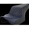 Σέλα Step-Up - μπροστινή Honeycomb - μπλε ραφή SADDLEMEN 823-07-17701