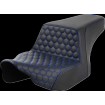 Σέλα Step-Up - μπροστινή Honeycomb - μπλε ραφή SADDLEMEN 823-07-17701 thumb