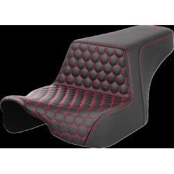 Κάθισμα Step-Up - μπροστινό Honeycomb - κόκκινες ραφές SADDLEMEN 823-07-17704
