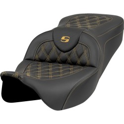 Σέλα Roadsofa - Lattice Stitch - Χρυσή Ραφή - χωρίς πλάτη SADDLEMEN 808-07B-18207