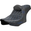 Κάθισμα SDC performance grip με μπλε ραφή SADDLEMEN SC82307DB1