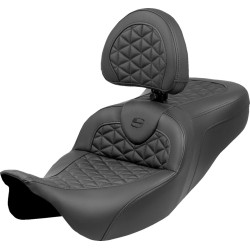 Σέλα RoadSofa Tri Gripper - εκτεταμένη εμβέλεια - με πλάτη SADDLEMEN 808-07B-211B0 Σέλα RoadSofa Tri Gripper - εκτεταμένη εμβέλεια - με πλάτη SADDLEMEN 808-07B-211B0