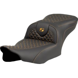 Σέλα Roadsofa - Dragon Scale Stitch - χρυσή ραφή - χωρίς πλάτη SADDLEMEN 823-07-20807