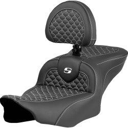 Κάθισμα roadsofa dragon λευκή ραφή με driver br SADDLEMEN 823-07-208B6 Κάθισμα roadsofa dragon λευκή ραφή με driver br SADDLEMEN 823-07-208B6