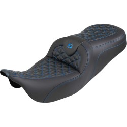 Σέλα RoadSofa Tri Gripper - στάνταρ εύρος - μπλε ραφή - χωρίς πλάτη SADDLEMEN 808-07B-21001 Σέλα RoadSofa Tri Gripper - στάνταρ εύρος - μπλε ραφή - χωρίς πλάτη SADDLEMEN 808-07B-21001