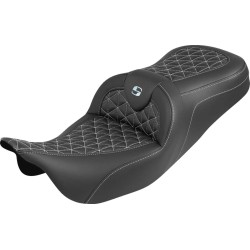 Κάθισμα RoadSofa Tri Gripper - στάνταρ εμβέλεια - ασημένια ραφή - χωρίς υποστήριξη πλάτης SADDLEMEN 808-07B-21005 Κάθισμα RoadSofa Tri Gripper - στάνταρ εμβέλεια - ασημένια ραφή - χωρίς υποστήριξη πλάτης SADDLEMEN 808-07B-21005