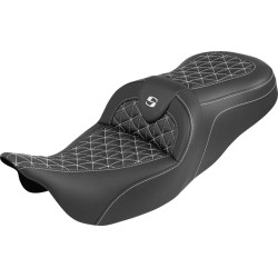 Κάθισμα RoadSofa Tri Gripper - τυπική εμβέλεια - λευκή ραφή - χωρίς πλάτη SADDLEMEN 808-07B-21006 Κάθισμα RoadSofa Tri Gripper - τυπική εμβέλεια - λευκή ραφή - χωρίς πλάτη SADDLEMEN 808-07B-21006
