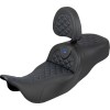 Κάθισμα RoadSofa Tri Gripper - στάνταρ εμβέλεια - μπλε ραφή - με υποστήριξη πλάτης SADDLEMEN 808-07B-211B1