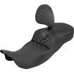 Κάθισμα RoadSofa Tri Gripper - στάνταρ εμβέλεια - γκρι ραφή - με πλάτη SADDLEMEN 808-07B-211B2 thumb