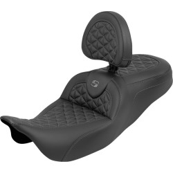 Κάθισμα RoadSofa Tri Gripper - στάνταρ εύρος - γκρι ραφή - χωρίς πλάτη SADDLEMEN 808-07B-210B2 Κάθισμα RoadSofa Tri Gripper - στάνταρ εύρος - γκρι ραφή - χωρίς πλάτη SADDLEMEN 808-07B-210B2
