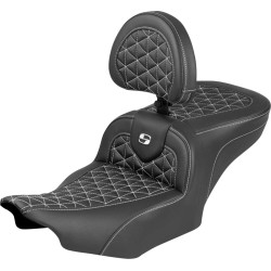 Σέλα Roadsofa - με πλάτη - λευκή ραφή SADDLEMEN 823-07-210B6 Σέλα Roadsofa - με πλάτη - λευκή ραφή SADDLEMEN 823-07-210B6