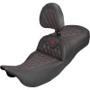 Σέλα ROADSOFA CF LS ER DB με κόκκινες ραφές SADDLEMEN 808-07B-207B4