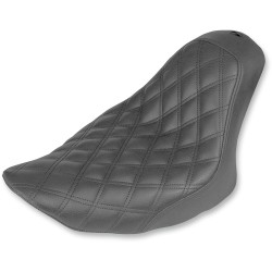Μονή σέλα RENEGADE LS μπροστινή VINYLSADDLEGEL απλή μαύρη SADDLEMEN 806-12-002LS