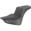 Σκαλοπάτι σέλα - Tuck and Roll/καπιτονέ ραφή - μαύρη SADDLEMEN 818-33-176