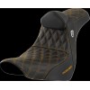 Κάθισμα SDC perf gripper με χρυσή ραφή BR SADDLEMEN SC81829GOLRT