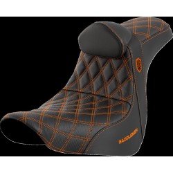 Κάθισμα SDC perf gripper με πορτοκαλί ραφή SADDLEMEN SC81829ORART Κάθισμα SDC perf gripper με πορτοκαλί ραφή SADDLEMEN SC81829ORART