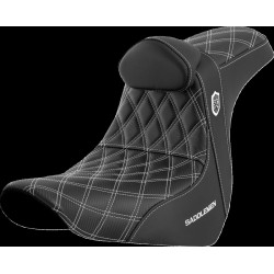 Κάθισμα SDC perf gripper w/br white stitch SADDLEMEN SC81829WHIRT