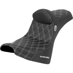 Σέλα Pro Series SDC Performance - χωρίς πλάτη - λευκή ραφή - Gripper SADDLEMEN SC81830DB6
