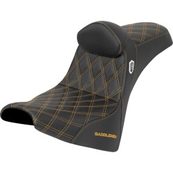 Κάθισμα Pro Series SDC Performance - χωρίς πλάτη - χρυσή ραφή - Gripper SADDLEMEN SC81830DB7