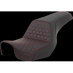 Σέλα step up HC με κόκκινη ραφή SADDLEMEN 806-04-17704