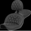 Σέλα explorer road sofa - με πλάτη - lattice stitch SADDLEMEN 896-05-182BR thumb