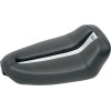 Μονή σέλα gel-channel - track front gel channel απλή μαύρο-ασημί SADDLEMEN 0810-0843