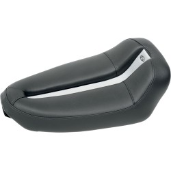 Μονή σέλα gel-channel - track front gel channel απλή μαύρο-ασημί SADDLEMEN 0810-0843