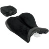 Μονή σέλα gel-channel - sport front saddlesuede plain blackblack SADDLEMEN 0810-0787