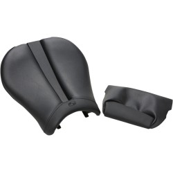 Μονή σέλα gel-channel - sport front saddlesuede plain blackblack SADDLEMEN 0810-D012