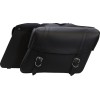 Universal Saddle Bags from Synthetic Leather Black SADDLEMEN X021-02-042