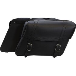 Universal Saddle Bags from Synthetic Leather Black SADDLEMEN X021-02-042
