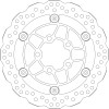 Δίσκος φρένου αναβάθμισης floating contour SBS 5175