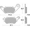 Τακάκι φρένων carbon ceramic hi-tech scooter SBS 230CT Τακάκι φρένων carbon ceramic hi-tech scooter SBS 230CT thumb