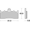 Κεραμικά τακάκια φρένων street SBS 778HF thumb