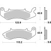 Κεραμικό τακάκι φρένων street SBS 968HF thumb