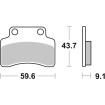 Τακάκι φρένων ceramic street SBS 141HF Τακάκι φρένων ceramic street SBS 141HF thumb