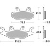 Τακάκι φρένων ceramic street SBS 210HF thumb
