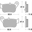 Τακάκι φρένων ceramic street SBS 218HF Τακάκι φρένων ceramic street SBS 218HF thumb