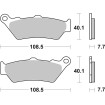 Τακάκι φρένου ceramic street SBS 176HF Τακάκι φρένου ceramic street SBS 176HF thumb