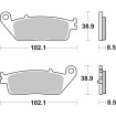 Τακάκι φρένων ceramic street SBS 212HF Τακάκι φρένων ceramic street SBS 212HF thumb