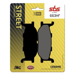 Τακάκι φρένων ceramic street SBS 663HF Τακάκι φρένων ceramic street SBS 663HF