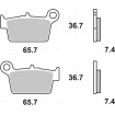Κεραμικά τακάκια φρένων STREET SBS 199HF thumb