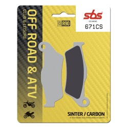 Τακάκι φρένου carbon sinter hi-tech SBS 671CS Τακάκι φρένου carbon sinter hi-tech SBS 671CS